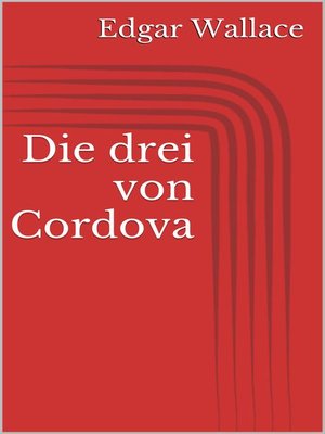 cover image of Die drei von Cordova